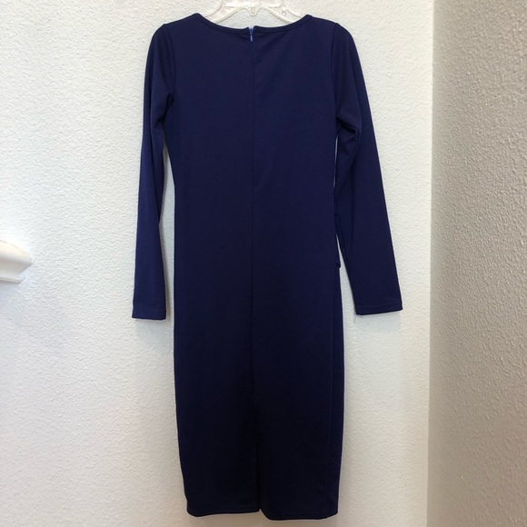 NWOT Navy Blue Dress - Picture 3 of 3